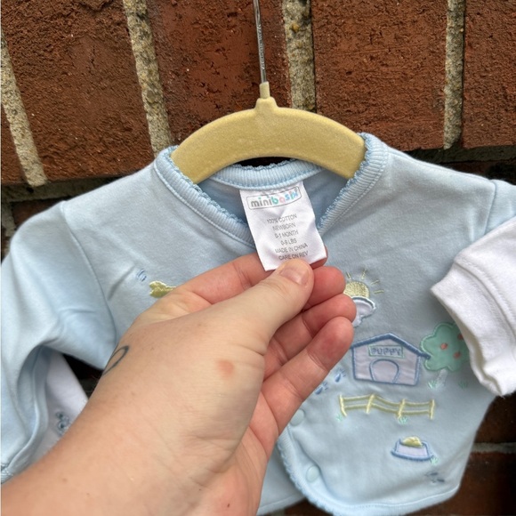 Baby Lot Bundle of 3 Vintage 90s Y2K Cardigan Carter’s Dog Size 0-3 Months - Picture 6 of 8